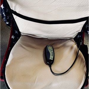 Memory foam massage cushion with heat